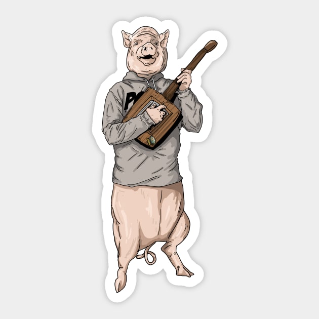 Pigman Sticker by Harley Warren